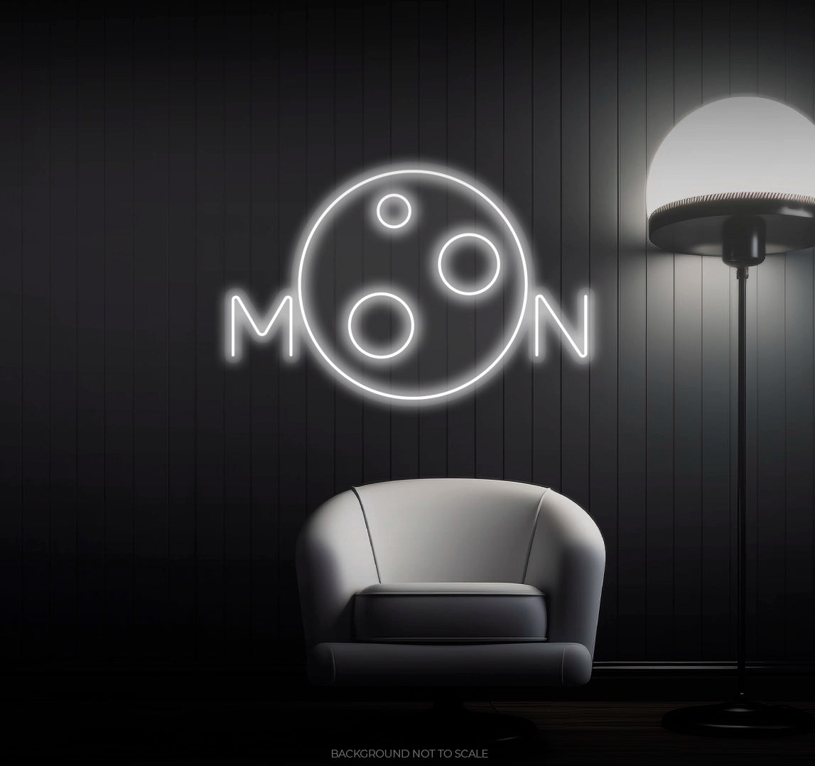 Moon ledneon